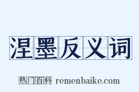 涅墨反义词是什么意思的图片